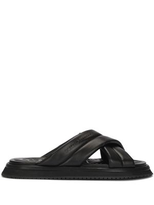 Dolce & Gabbana sandales à brides croisées - Noir