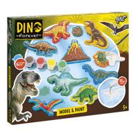 Totum dino gips gieten en verfset