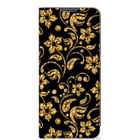 OnePlus 10 Pro Smart Cover Gouden Bloemen