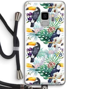 Tukans: Samsung Galaxy S9 Transparant Hoesje met koord