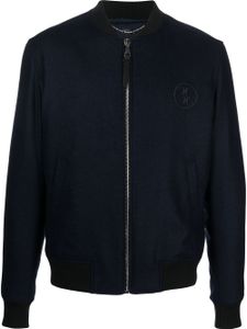 Billionaire veste bomber à logo brodé - Bleu