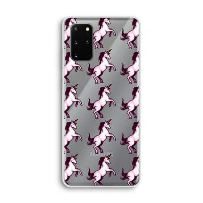 Musketon Unicorn: Samsung Galaxy S20 Plus Transparant Hoesje