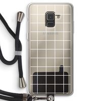 Rooster 2: Samsung Galaxy A8 (2018) Transparant Hoesje met koord