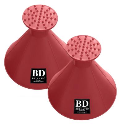 Ijskrabber - 2x - rood - rond - trechter - krabber - multifunctioneel - auto