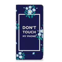 Samsung Galaxy A05 Design Case Flowers Blue DTMP - thumbnail