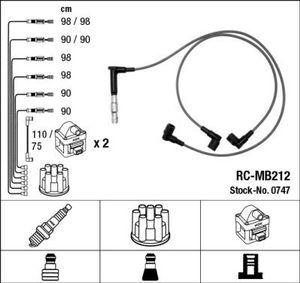 Bougiekabelset RCMB212