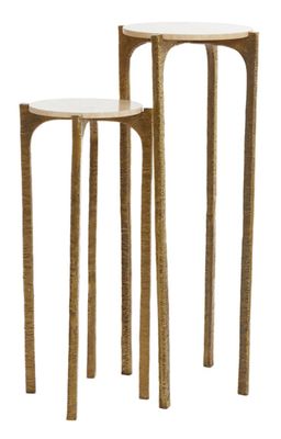 Light & Living Zuil 'Kanae' Set van 2 stuks, Travertin