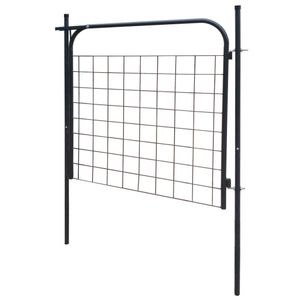 VidaXL Tuinpoort 100x100 cm antraciet