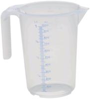 Südpfalzwerkstatt maatbeker measuring cup 2 scales 1l transparent, stackable