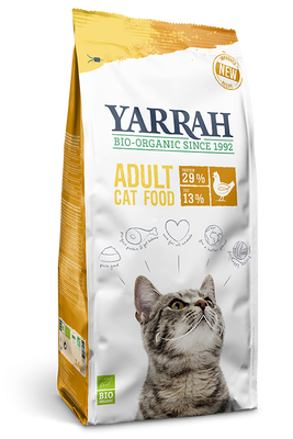 Yarrah bio kattenvoer adult met kip 2,4kg