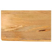 Tafelblad met natuurlijke rand 50x30x2,5 cm massief mangohout