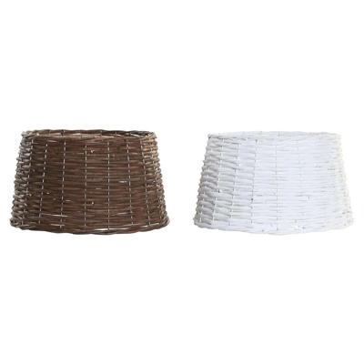 Kerstboomrok DKD Home Decor vlechtwerk (39 x 39 x 22 cm) (2 Stuks)