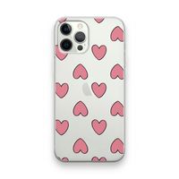 Ondersteboven verliefd: iPhone 12 Pro Transparant Hoesje