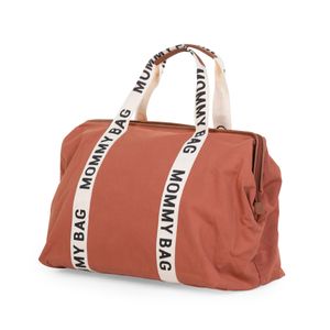 Childhome Mommy Bag Draagtas Terracotta Katoen, Kunstleer, Nylon, Polyester