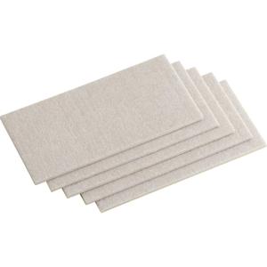 Metafranc WU0645416 Viltdoppen Vierkant, Zelfklevend Beige (l x b) 200 mm x 100 mm 1 set(s)