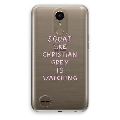 Christian Grey: LG K10 (2017) Transparant Hoesje