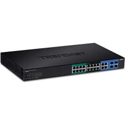 Trendnet TPE-204US netwerk-switch Managed Gigabit Ethernet (10/100/1000) Zwart 1U Power over Etherne