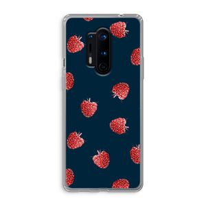 Framboosjes: OnePlus 8 Pro Transparant Hoesje