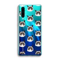It's a Purrr Case: Huawei P30 Transparant Hoesje