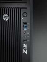 HP 420 DDR3-SDRAM E5-1603 Mini Tower Intel® Xeon® E5 familie 4 GB 500 GB HDD Windows 7 Professional Workstation Zwart - thumbnail