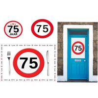 75 jaar stopbord versiering voordeel pakket 75 jaar stopbord versiering voordeel pakket