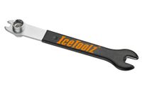 Pedaalsleutel IceToolz 34OO combi steek- dopsleutels