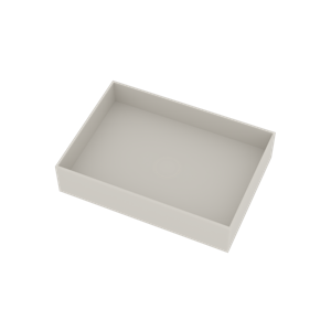 Ideavit Opbouw Waskom Solidjoy 50x35x11 cm Solid Surface Mat Wit