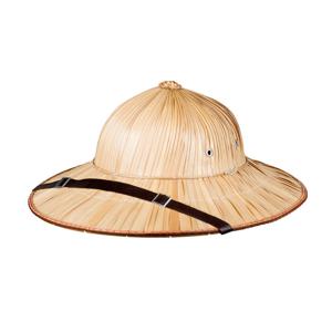 Tropenhelm - safari helmhoed - bamboeÂ - volwassenen - verkleed hoeden   -