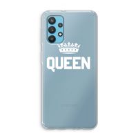 Queen zwart: Samsung Galaxy A32 4G Transparant Hoesje