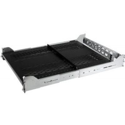 StarTech.com 2U geventileerd uitschuifbaar rekschap met kabelbeheerarm & instelbare montagediepte 56