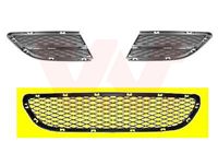 Ventilatiegrille, bumper ** Equipart ** VAN WEZEL, Inbouwplaats: Voor, u.a. fÃ¼r BMW