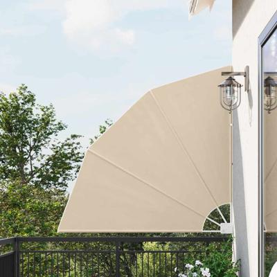 VidaXL Balkon privacy scherm beige 140 x 140 cm polyester VidaXL Balkon privacy scherm beige 140 x 140 cm polyester