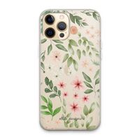 Botanical sweet flower heaven: iPhone 13 Pro Max Transparant Hoesje