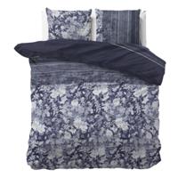 Dekbedovertrek Sophie - Lits-Jumeaux (240x220 cm) - Blauw/ Groen Polyester-katoen - Dessin: Ruiten - Sleeptime Elegance - Dekbed-Discounter.nl