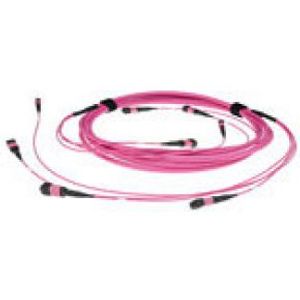 ACT 15 meter Multimode 50/125 OM4(OM3) glasvezel trunkkabel polarity A met 4 MTP/MPO female connecto