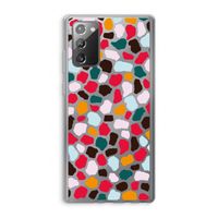 Colored Giraffe: Samsung Galaxy Note 20 / Note 20 5G Transparant Hoesje