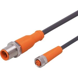 ifm Electronic EVC216 Verbindingskabel Aantal polen (sensoren): 3, 3 Stekker, recht, Bus, recht 0.6 m 1 stuk(s)