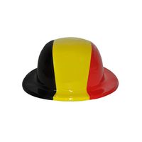 Supporters bolhoed vlag Belgie plastic   - - thumbnail