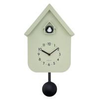 Wandklok 21,5x41,5x8,5 cm - Slinger - Koekoek - NeXtime 'Twitter'