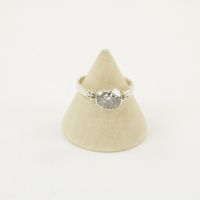 Zilveren Ring met Kristal Maat 17 (Sterling Zilver 925) - thumbnail
