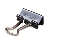 Papierklem maul 215 foldback 13mm zwart 12st