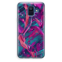 Pink Clouds: Samsung Galaxy A6 (2018) Transparant Hoesje Pink Clouds: Samsung Galaxy A6 (2018) Transparant Hoesje
