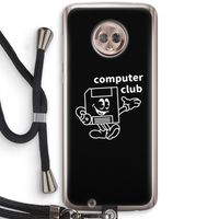 Floppyhead: Motorola Moto G6 Transparant Hoesje met koord