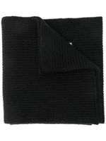 Valentino Garavani écharpe à logo intarsia - Noir