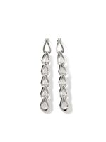 John Hardy boucles d'oreilles pendantes Surf Link - Argent