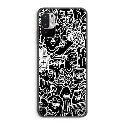Vexx Black Mixtape: Xiaomi Redmi Note 10 5G Transparant Hoesje