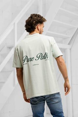 Pure Path Essence Of Life T-Shirt Heren Lichtgroen - Maat S - Kleur: Lichtgroen | Soccerfanshop