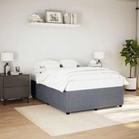 Bedframe zonder matras 140x200 cm fluweel donkergrijs