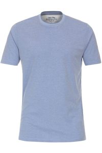 Redmond Regular Fit T-Shirt ronde hals lichtblauw, Effen