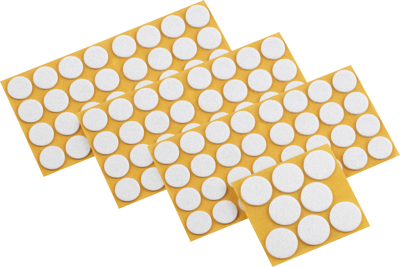 Metafranc Assortiment Viltjes Wit 104St Bag - WU0645296